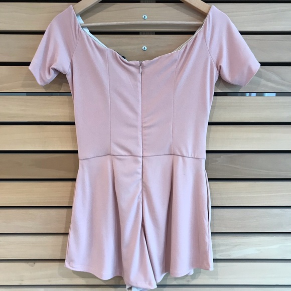 NWT NBD Off The Shoulder Romper - Picture 5 of 5